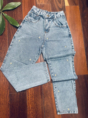 Calça moon jeans margaridas