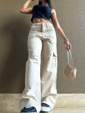 Calça jeans wide leg